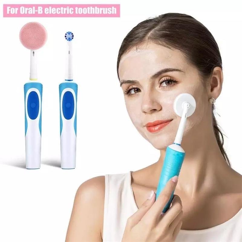 1шт Насадка для особи , Масажер для обличчя і Очищаюча головка, підходить для електричної зубної щітки Oral-B