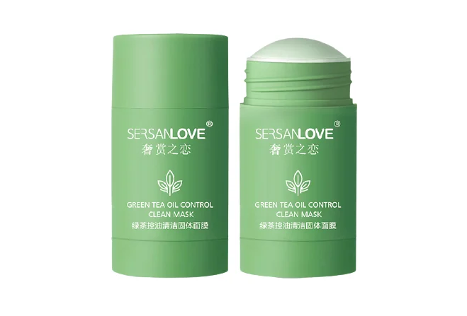 Маска для обличчя SERSANLOVE Green Tea Oil Control Clean Mask з екстрактом зеленого чаю, 40 гр