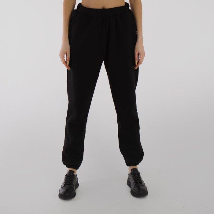 Жіночі теплі джоггеры на флісі Bezbrendu, спортивні штани (чорний)